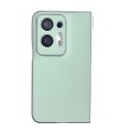 For OPPO Find N2 Morandi Pearlescent Paint Shockproof Phone Case(Green)