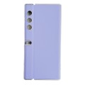 For Honor V Purse Morandi Pearlescent Paint Shockproof Phone Case(Purple)