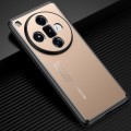 For OPPO Find X7 Ultra Frosted Metal Phone Case(Gold)