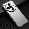 For OPPO Find X7 Ultra Frosted Metal Phone Case(Silver)