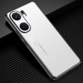 For vivo iQOO Neo 9 Pro Frosted Metal Phone Case(Silver)
