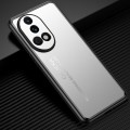 For Huawei nova 12 Frosted Metal Phone Case(Silver)