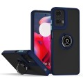For Motorola Moto G24 / G04 Q Shadow 1 Series TPU + PC Phone Case with Ring(Royal Blue)