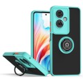 For OPPO A79 5G Q Shadow 1 Series TPU + PC Phone Case with Ring(Sky Blue)