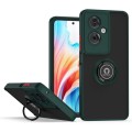 For OPPO A79 5G Q Shadow 1 Series TPU + PC Phone Case with Ring(Dark Green)
