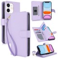 For iPhone 11 Multi-Card Wallet RFID Leather Phone Case(Light Purple)