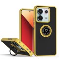 For Xiaomi Redmi Note 13 Pro 5G Q Shadow 1 Series TPU + PC Phone Case with Ring(Yellow)
