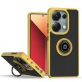 For Xiaomi Redmi Note 13 Pro 4G Q Shadow 1 Series TPU + PC Phone Case with Ring(Yellow)
