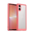 For Sony Xperia 5 V Colorful Series Acrylic Hybrid TPU Phone Case(Red)