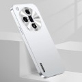 For OPPO Find X7 Streamer Series Micro Frosted Metal Paint PC Phone Case(Silver)