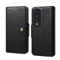 For Honor 90 Pro Denior Cowhide Texture Wallet Style Leather Phone Case(Black)