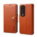 For Honor 90 Pro Denior Cowhide Texture Wallet Style Leather Phone Case(Brown)