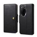 For Honor 100 Pro Denior Cowhide Texture Wallet Style Leather Phone Case(Black)