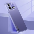 For vivo iQOO Neo 8 Streamer Series Micro Frosted Metal Paint PC Phone Case(Dark Purple)