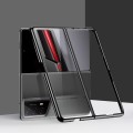 For Honor Magic V2 RSR Porsche Design Transparent Electroplating All-inclusive Folding Phone Case(Bl