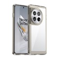 For OnePlus 12 Colorful Series Acrylic Hybrid TPU Phone Case(Transparent Grey)