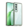 For OnePlus Nord CE4 Colorful Series Acrylic Hybrid TPU Phone Case(Transparent Grey)
