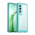 For OnePlus Nord CE4 Colorful Series Acrylic Hybrid TPU Phone Case(Transparent Blue)