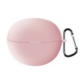For Huawei FreeClip Earphone Liquid Silicone Protective Case(Pink)