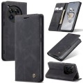 For OnePlus 12 CaseMe 013 Retro Frosted Flip Leather Phone Case(Black)