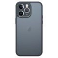 For iPhone 11 Pro Max Armor Precise Hole PC Hybrid TPU Phone Case(Black)