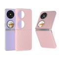For Huawei Pocket 2 PC Frosted Texture Diamond Paint Shockproof Phone Case(Pink)