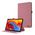 For Lenovo Tab M11 / Xiaoxin Pad 11 2024 Fabric Leather Tablet Case(Pink)