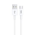 TOTU CB-1-T 25W USB to USB-C/Type-C Data Cable, Length: 1m(White)