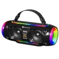 New Rixing NR8806 Portable Outdoor Wireless Bluetooth Speaker RGB Colorful Subwoofer, Style:Without