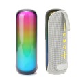 T&G TG-384 Mini Portable Bluetooth Speaker Support TF / U-disk / RGB Light(Grey)