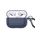 For AirPods Pro 2 DUX DUCIS PECB Series Earbuds Box Protective Case(Dark Blue)