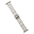 For Apple Watch SE 2023 44mm Stainless Steel Watch Band(Starlight)