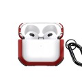 For AirPods 3 DUX DUCIS PECD Series Earbuds Box Protective Case(Red)