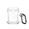 For AirPods 2 / 1 DUX DUCIS PECD Series Earbuds Box Protective Case(White)