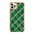 For iPhone 12 Pro Max Electroplated Varnish Diamond TPU Phone Case(Green)