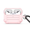 For AirPods Pro 2 DUX DUCIS PECE Series Earbuds Box Protective Case(Pink)