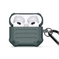 For AirPods 3 DUX DUCIS PECE Series Earbuds Box Protective Case(Green)