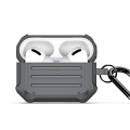 For AirPods Pro DUX DUCIS PECE Series Earbuds Box Protective Case(Grey)