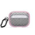 For AirPods Pro 2 DUX DUCIS PECC Series Earbuds Box Protective Case(Pink Grey)