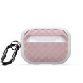 For AirPods Pro 2 DUX DUCIS PECC Series Earbuds Box Protective Case(White Pink)