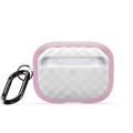 For AirPods Pro DUX DUCIS PECC Series Earbuds Box Protective Case(Pink White)