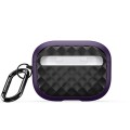 For AirPods Pro DUX DUCIS PECC Series Earbuds Box Protective Case(Purple Black)