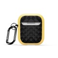 For AirPods 2 / 1 DUX DUCIS PECC Series Earbuds Box Protective Case(Yellow Black)