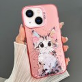 For iPhone 14 Dual-sided IMD Animal Graffiti TPU + PC Phone Case(Elegant Cat)