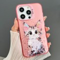 For iPhone 14 Pro Dual-sided IMD Animal Graffiti TPU + PC Phone Case(Elegant Cat)