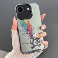 For iPhone SE 2022 / 2020 / 8 / 7 Dual-sided IMD Animal Graffiti TPU + PC Phone Case(Running Astrona