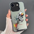 For iPhone SE 2022 / 2020 / 8 / 7 Dual-sided IMD Animal Graffiti TPU + PC Phone Case(Strolling Astro