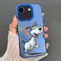 For iPhone SE 2022 / 2020 / 8 / 7 Dual-sided IMD Animal Graffiti TPU + PC Phone Case(Running Dog)