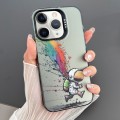 For iPhone 11 Pro Dual-sided IMD Animal Graffiti TPU + PC Phone Case(Running Astronauts)