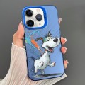 For iPhone 11 Pro Dual-sided IMD Animal Graffiti TPU + PC Phone Case(Running Dog)